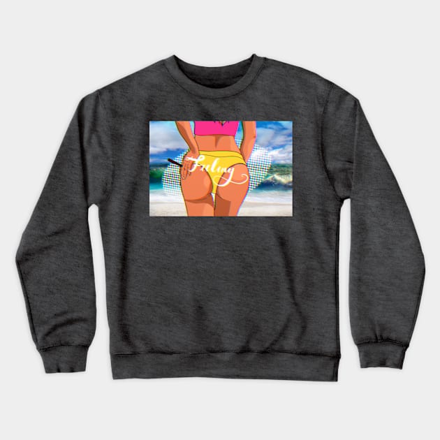 Feeling good Crewneck Sweatshirt by munchi